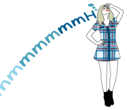 Fashionista Lady-vol.2 sticker #9472553