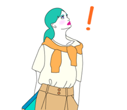 Fashionista Lady-vol.2 sticker #9472558