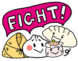 yummy yummy Dim Sum set sticker #9472882