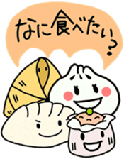 yummy yummy Dim Sum set sticker #9472884