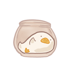 Mochi duck sticker #9473231