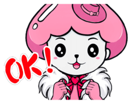 Ms. Jellyfish NO.3 (Inscribed board) sticker #9473453