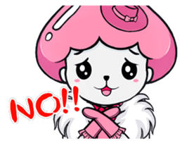 Ms. Jellyfish NO.3 (Inscribed board) sticker #9473455