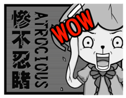 Ms. Jellyfish NO.3 (Inscribed board) sticker #9473456