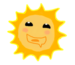 Funny Sun sticker #9474023
