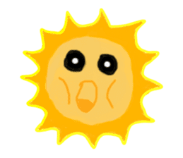 Funny Sun sticker #9474030