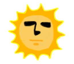 Funny Sun sticker #9474040