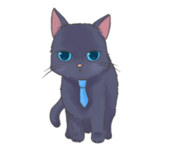 friendly cat&dog sticker #9474492