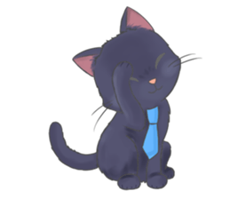 friendly cat&dog sticker #9474503