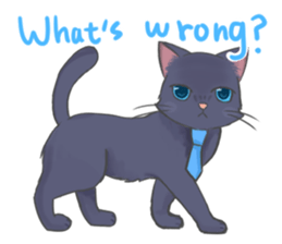 friendly cat&dog sticker #9474511