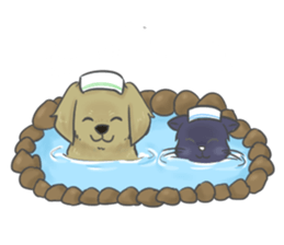 friendly cat&dog sticker #9474527