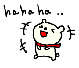 English cute bear stickers. sticker #9475184