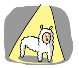The Alpaca Sticker3 sticker #9476035