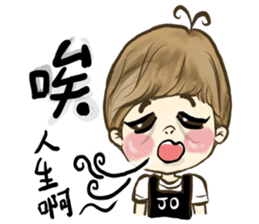 ME girl living nail 3 sticker #9477080