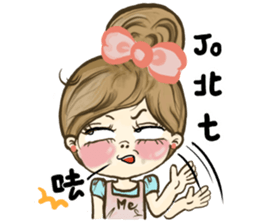 ME girl living nail 3 sticker #9477089