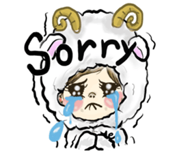 ME girl living nail 3 sticker #9477091