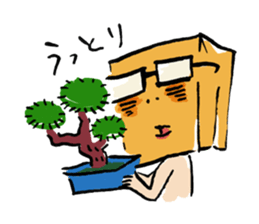 Mr.fairy wearing paper bag sticker #9477297