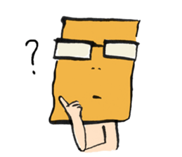 Mr.fairy wearing paper bag sticker #9477314