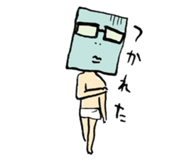 Mr.fairy wearing paper bag sticker #9477326