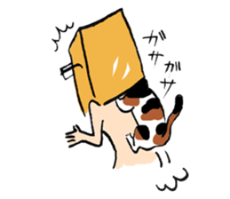 Mr.fairy wearing paper bag sticker #9477329