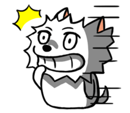 White Pomeranian enjoy life sticker #9477500