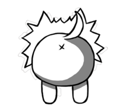 White Pomeranian enjoy life sticker #9477524