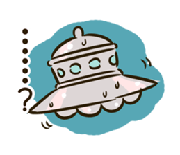 a UFO sticker #9477979