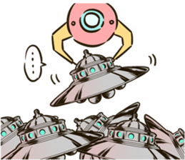 a UFO sticker #9478011