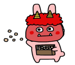 So cute! Rabbit sticker sticker #9478257