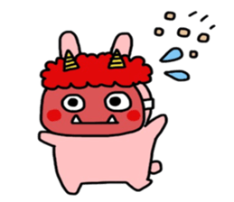 So cute! Rabbit sticker sticker #9478258