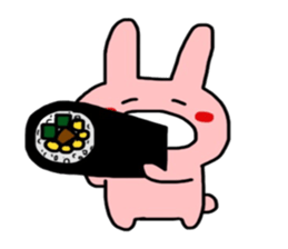 So cute! Rabbit sticker sticker #9478259