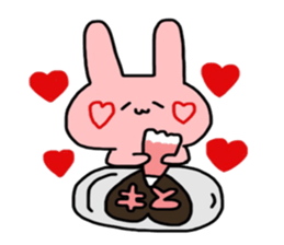 So cute! Rabbit sticker sticker #9478263