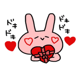 So cute! Rabbit sticker sticker #9478265