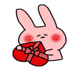 So cute! Rabbit sticker sticker #9478266