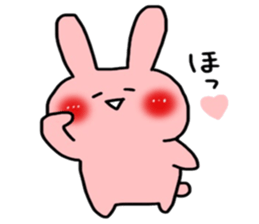 So cute! Rabbit sticker sticker #9478267