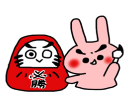 So cute! Rabbit sticker sticker #9478283