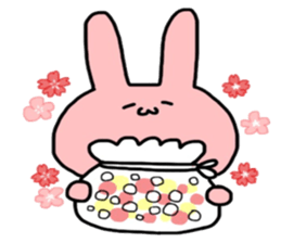 So cute! Rabbit sticker sticker #9478289