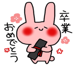 So cute! Rabbit sticker sticker #9478293