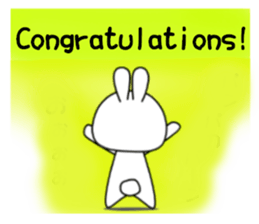 THE RABBIT STICKER 3 sticker #9478549