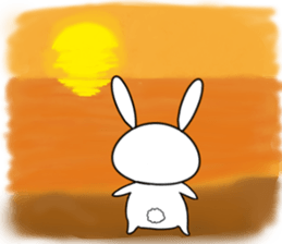 cute Rabbit usakichi life sticker #9478912