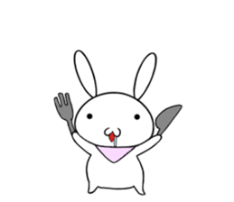 cute Rabbit usakichi life sticker #9478922