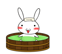 cute Rabbit usakichi life sticker #9478923