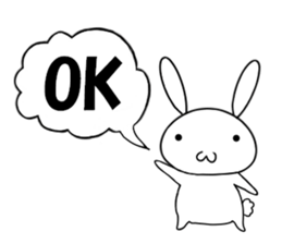 cute Rabbit usakichi life sticker #9478932
