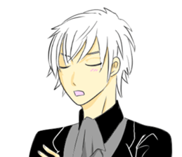 Daily conversation of two princes. sticker #9479176