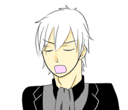 Daily conversation of two princes. sticker #9479182