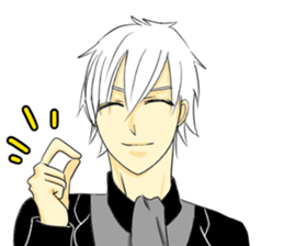 Daily conversation of two princes. sticker #9479192