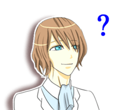 Daily conversation of two princes. sticker #9479199