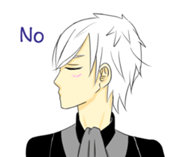 Daily conversation of two princes. sticker #9479200