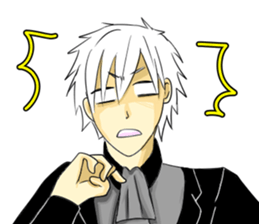 Daily conversation of two princes. sticker #9479206