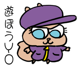 SQUIRREL HIP HOP NEW SCHOOL sticker #9479261